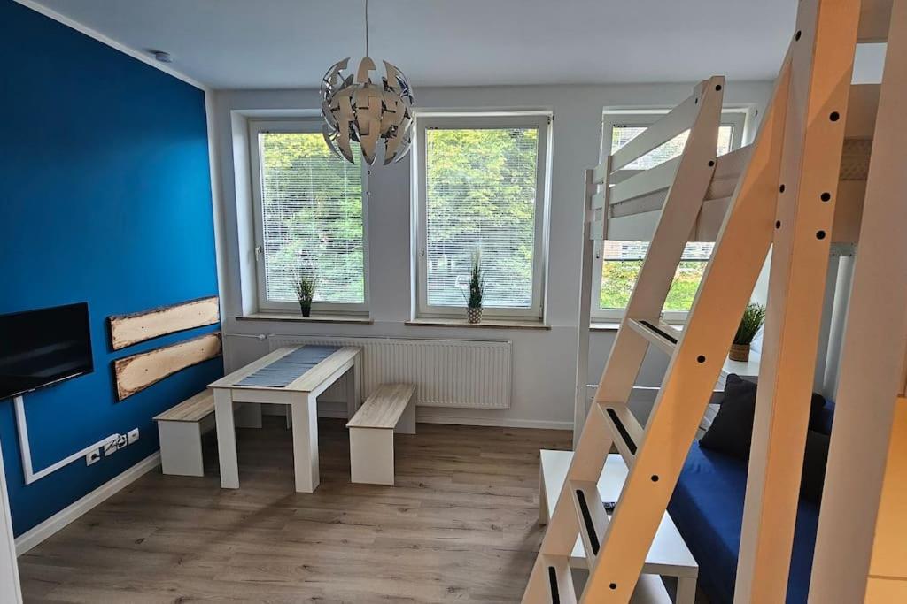 קובורג Appartement Direkt Am Fluss מראה חיצוני תמונה