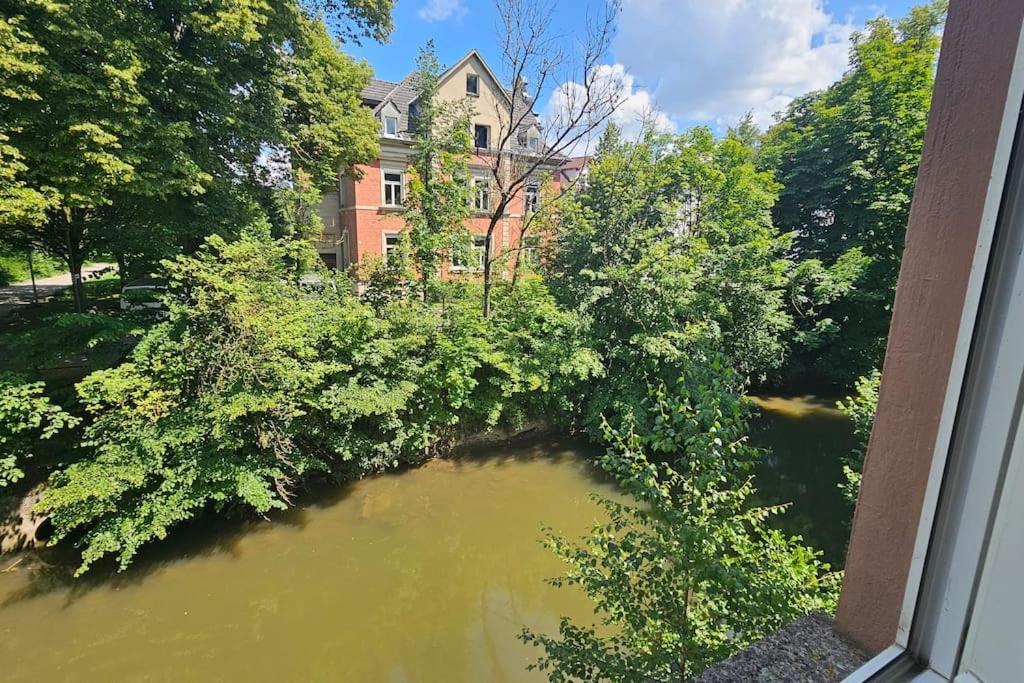 קובורג Appartement Direkt Am Fluss מראה חיצוני תמונה